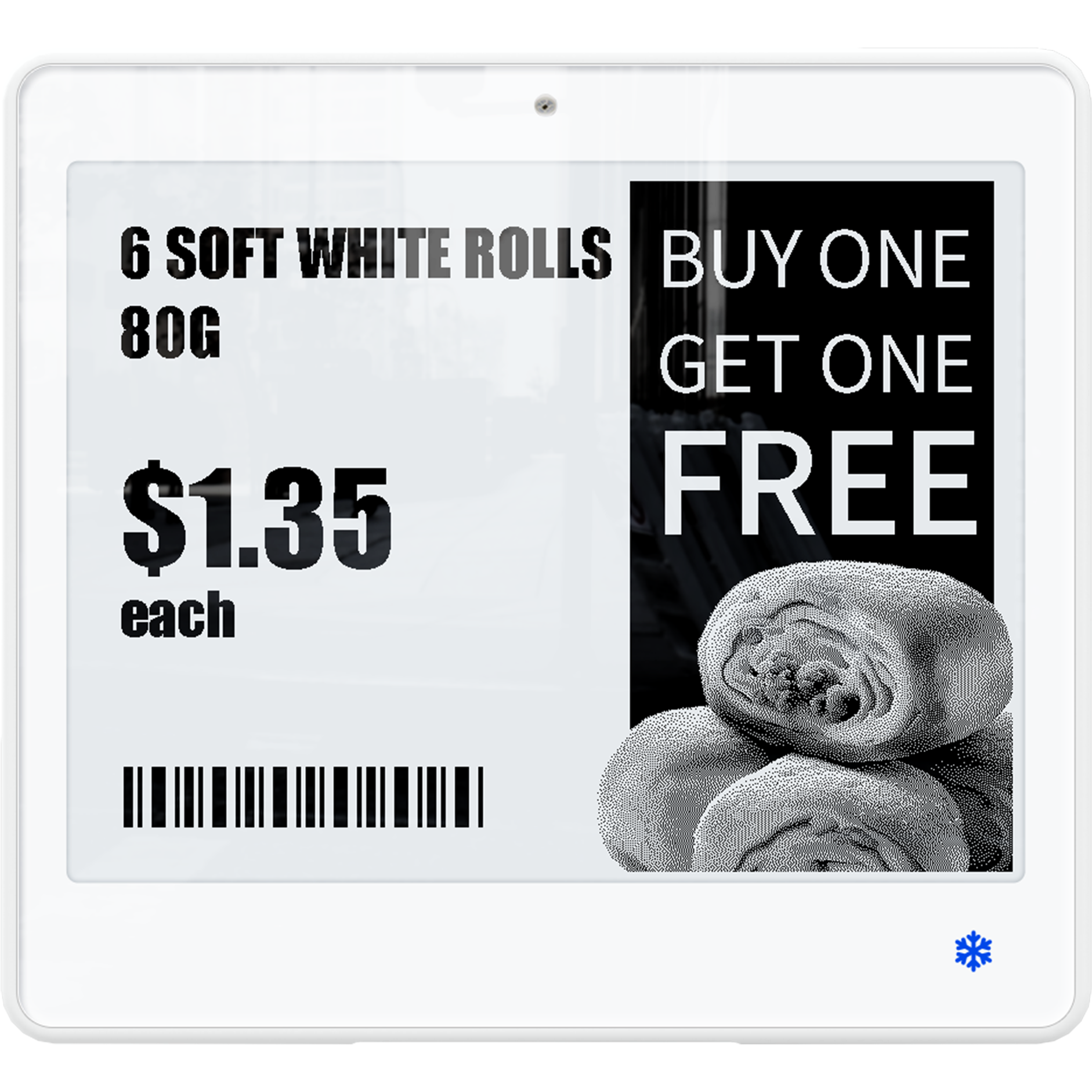 Электронный  ценник 4,2-дюйма,  для холодильников