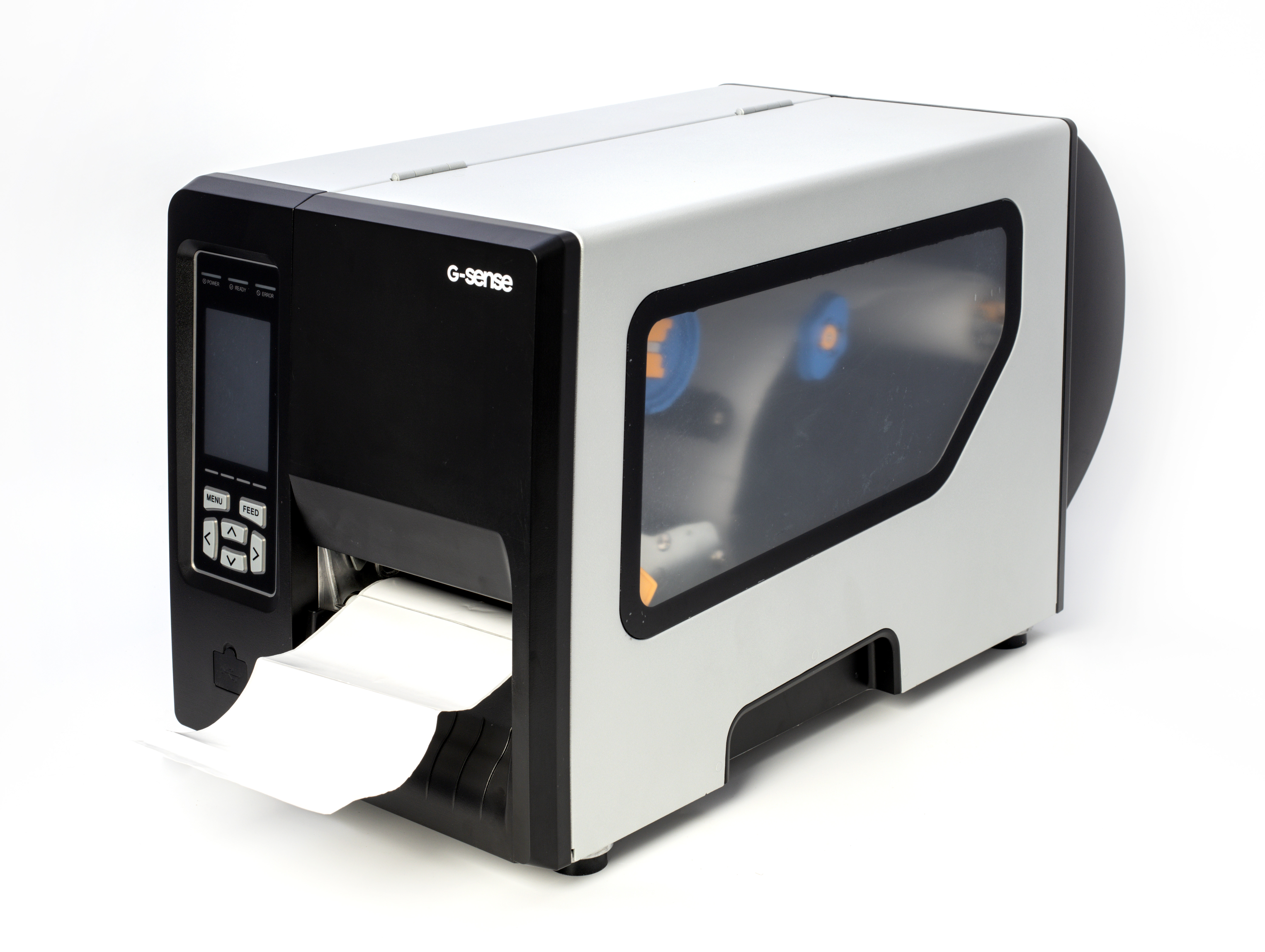 Принтер этикеток G-SENSE TT483 Pro  c отделителем этикетки и смотчиком отработанной ленты