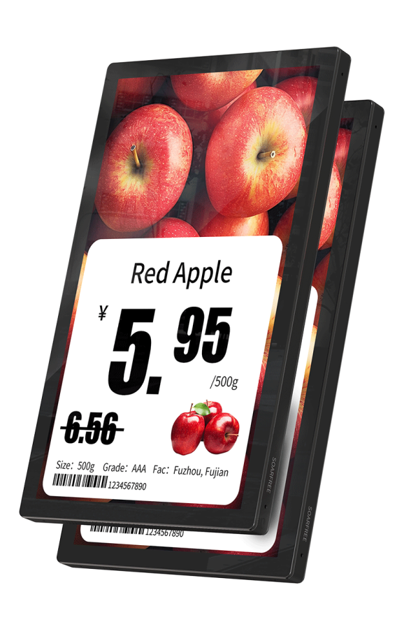 Электронный  ценник 15,6-дюймовый односторонний
