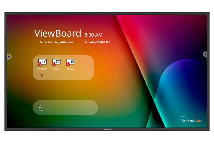 Для гибридной работы ViewSonic предлагает использовать интерактивный дисплей