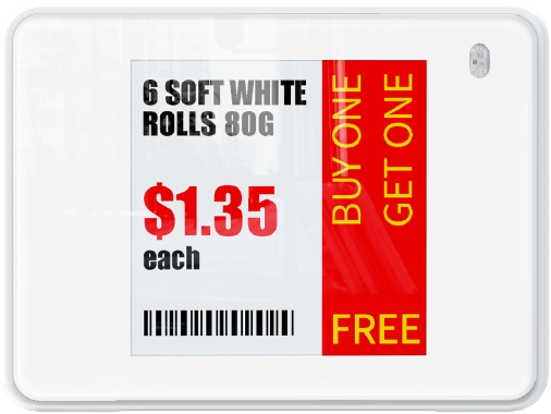 Электронный  ценник 1.54-дюйма