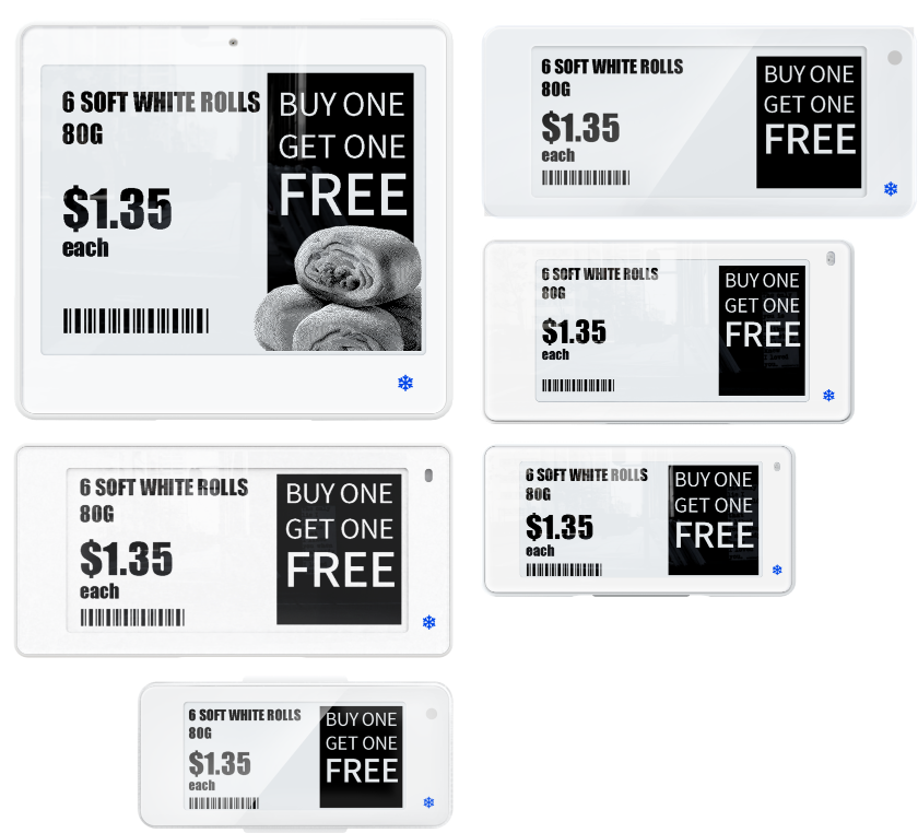 Электронный  ценник 2,9-дюйма,  для холодильников